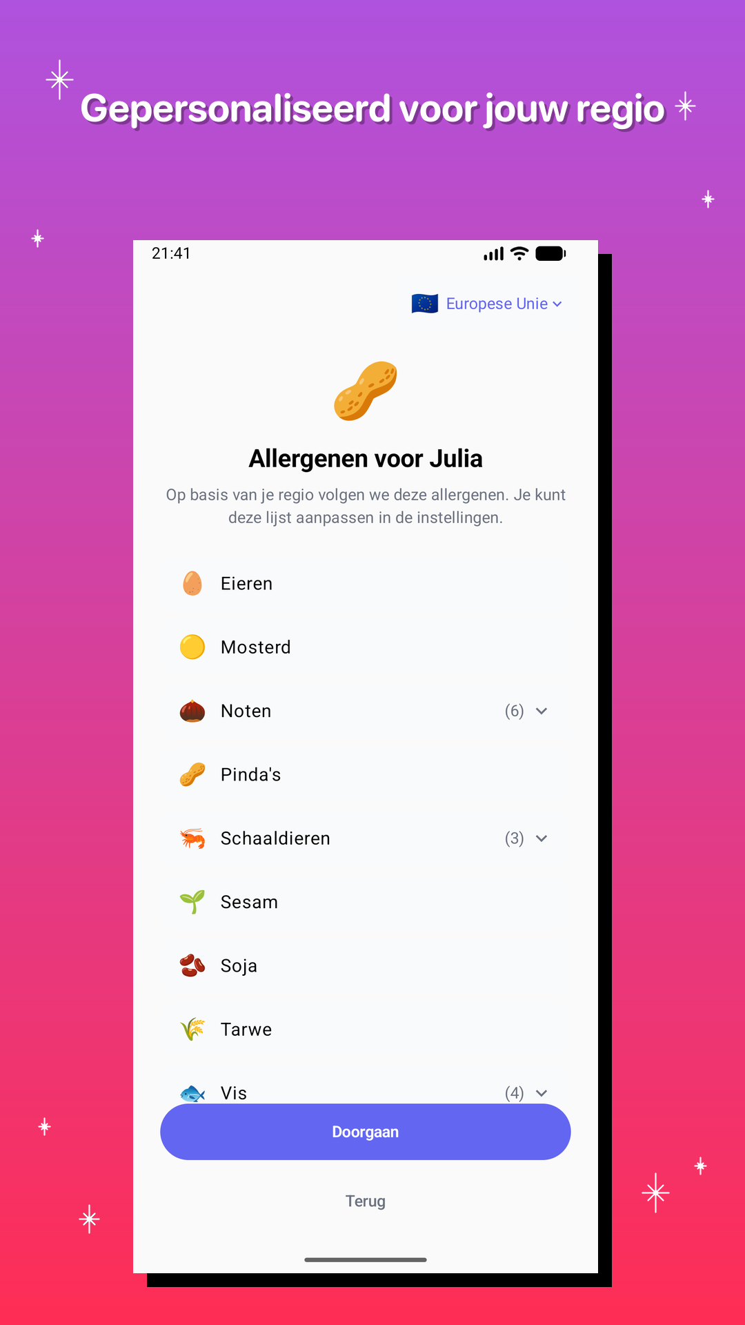 Gepersonaliseerd voor jouw regio